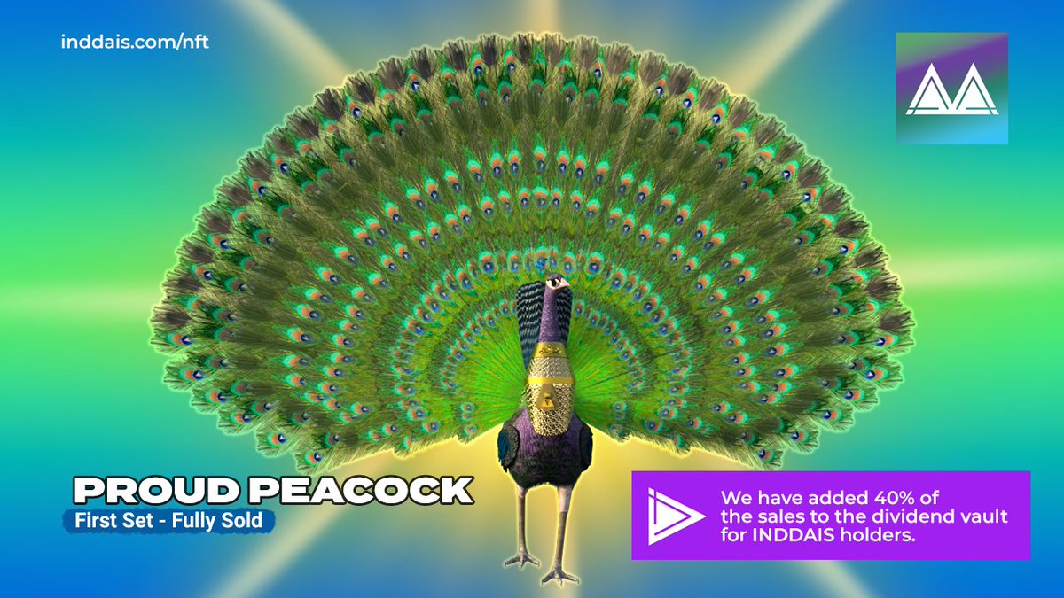 inddais's tweet image. Minddais Proud Peacock NFT collection🔥 inddais.com/nft 🔥
#inddais #BinanceNFT #BNB