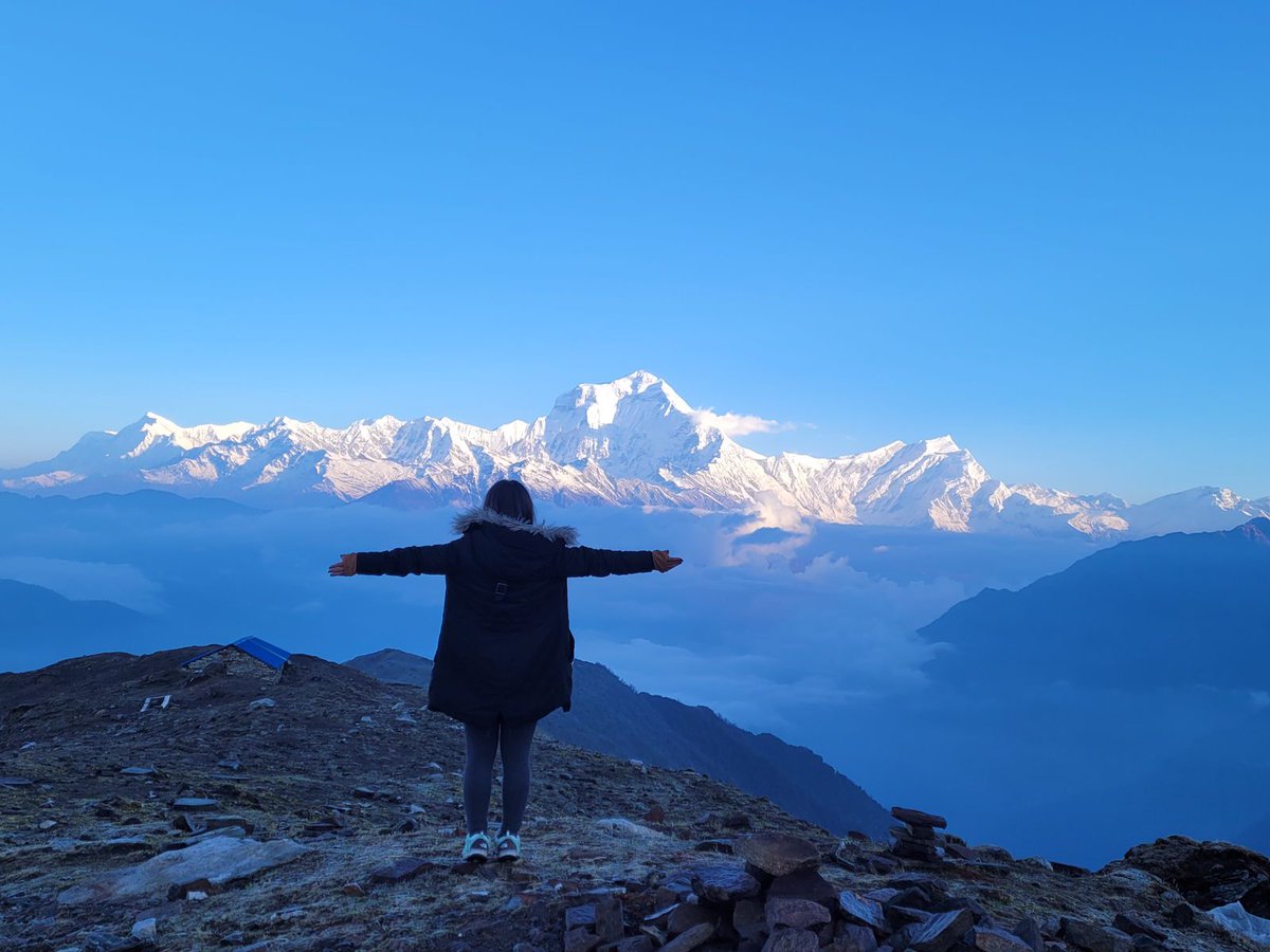 Shirishforkaski's tweet photo. "Heaven is a myth, Nepal is real."❤ 
Happy International Tourism Day. https://t.co/vhjwDDI2mD