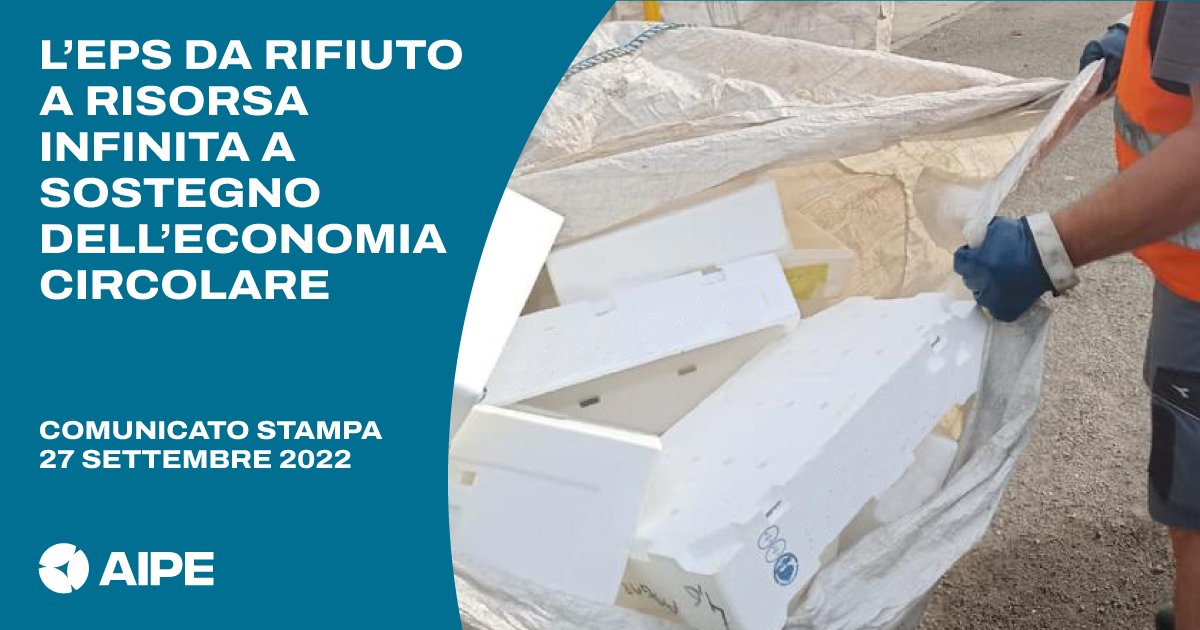 @aipe_eps  started cooperation with the fish market in Milan on the implementation of proper end-of-waste management of EPS products. 300t per year of #EPS fish boxes are collected separately and sent for recycling to become a resource. ♻️🐟✅

▶ ️http: //urly.it/3q52n https://t.co/cdCRck7fHB