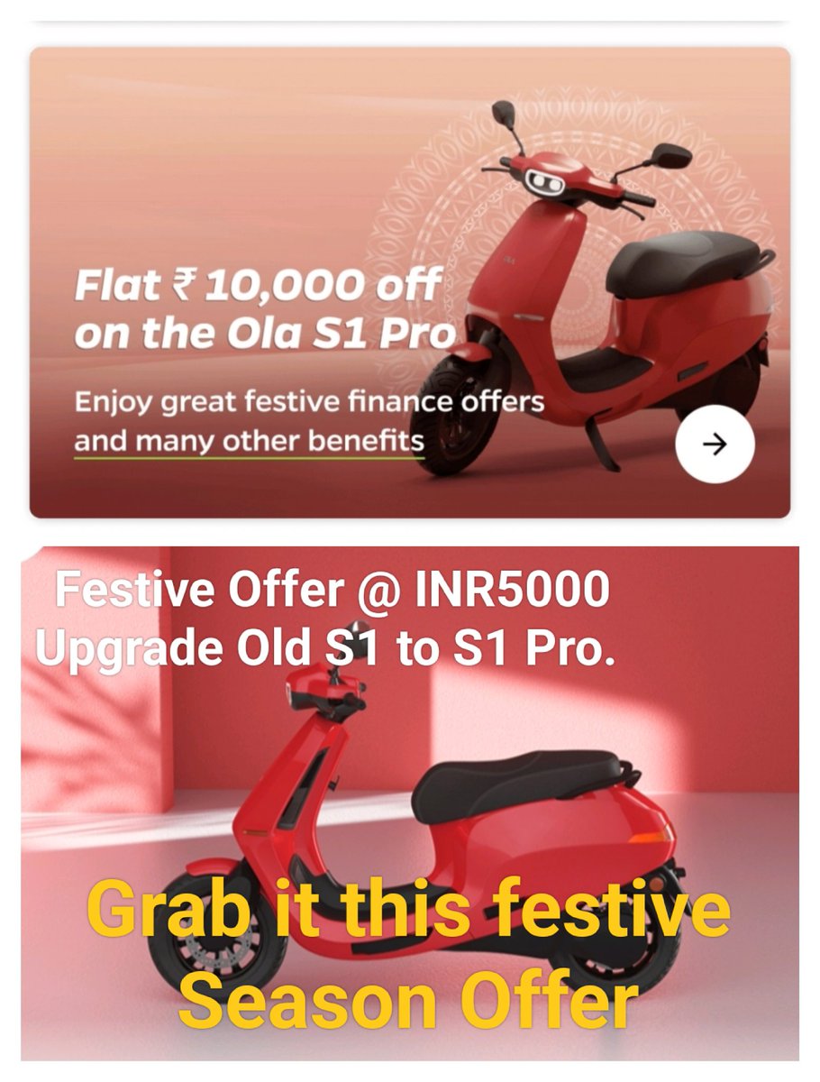 AKHILRAJVR790's tweet photo. @bhash @OlaElectric @olaownerskerala @nithinpk96 @AthikkKutty  @drlebba @DrGadge54485847 @karthikbr007 @journalisturmi    Eagerly Waiting for such a deal from Ola for this festive season, hope you didn't forget your prime customers who kept belief in you before the product launch https://t.co/aELPfhMIEm