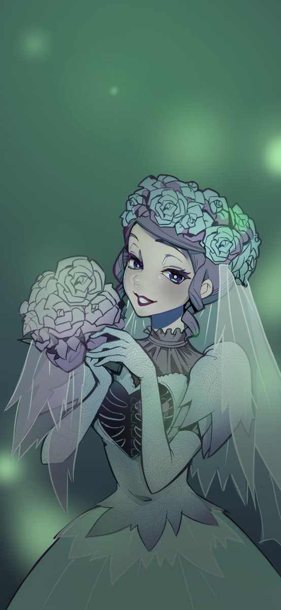 「   BRIDEスプーキーブー花嫁 」|吉村(yoshimura)のイラスト