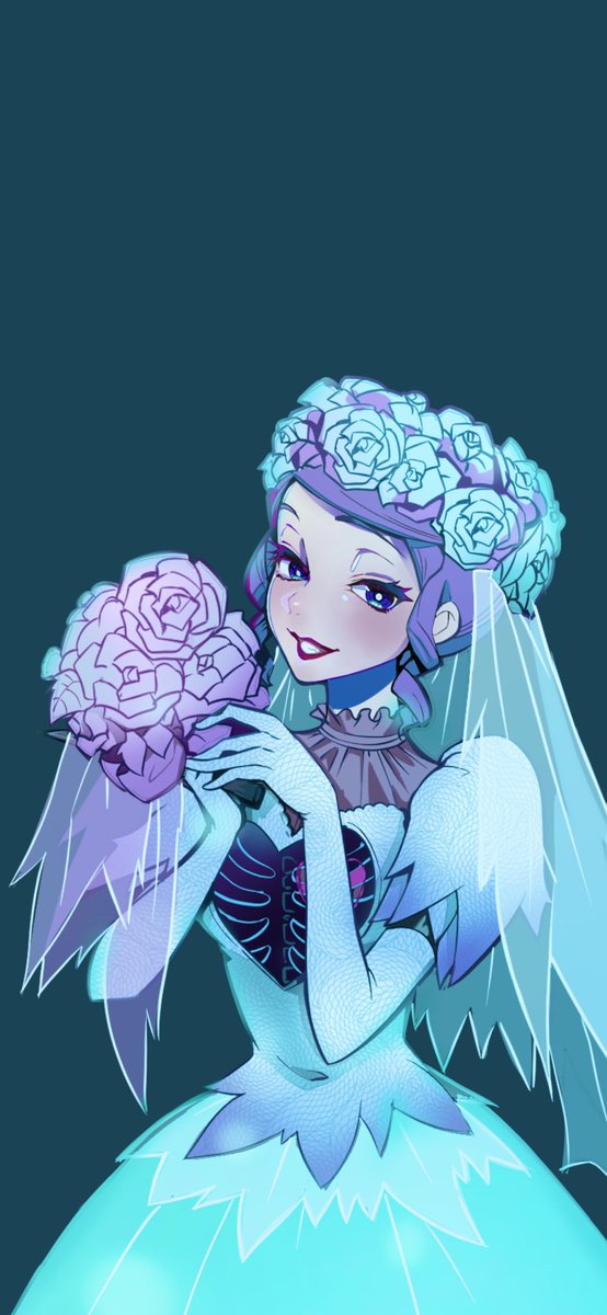 「   BRIDEスプーキーブー花嫁 」|吉村(yoshimura)のイラスト