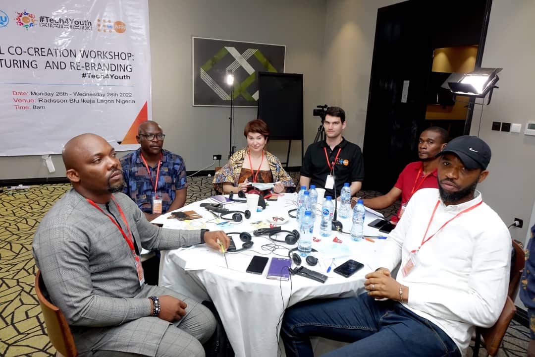 ChadInnov's tweet photo. 🎯 Atelier régional de co-création #Tech4Youth :
Deux #jeunes Ingénieurs membres de notre cercle de développeurs participent au programme d'ateliers Tech4Youth à Lagos grâce au soutien financier de l'@UNFPATCHAD.🙏🏽 #Thrivingsahel #SDGs @eedyzzaj 
@SennenHounton @GenUnlimited_ https://t.co/AsjQNFBWPc