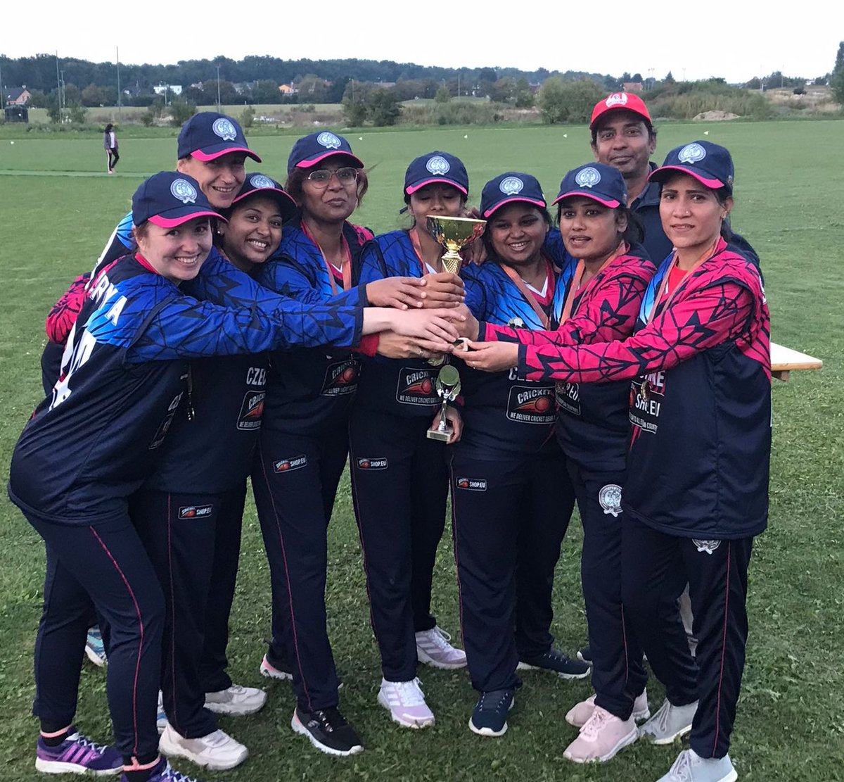 DVolkava's tweet photo. So proud of out team winning Women’s Street20 Tournament 2022 in Prague! Go @BrnoCricket 🔥 https://t.co/sM3xaU2gDA