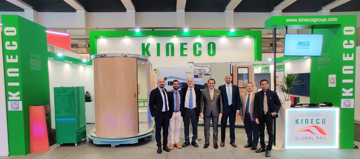 KinecoGroup's tweet photo. #Innotrans Expo 22 was remarkable for Kineco!
 
#innotrans was a perfect platform to introduce ‘Kineco Global Rail’.  And with the kind of feedback we received on our newly launched products and more products lined up, the future looks exciting! https://t.co/cVXRTd0U6J