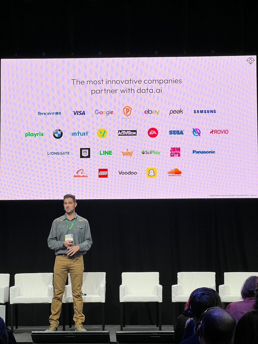 SensorTower's tweet photo. https://t.co/TH8VAU8Emi is at #PGConnects Helsinki! Chris Uglietta, our Gaming Marketing Manager, kicked off the day with a presentation on Mobile Gaming Trends to a full house! 📱🎮 

Visit our booth to discuss your mobile gaming strategy!

#MobileGaming #Gaming #GamingTrends https://t.co/v3l1JM5hbf