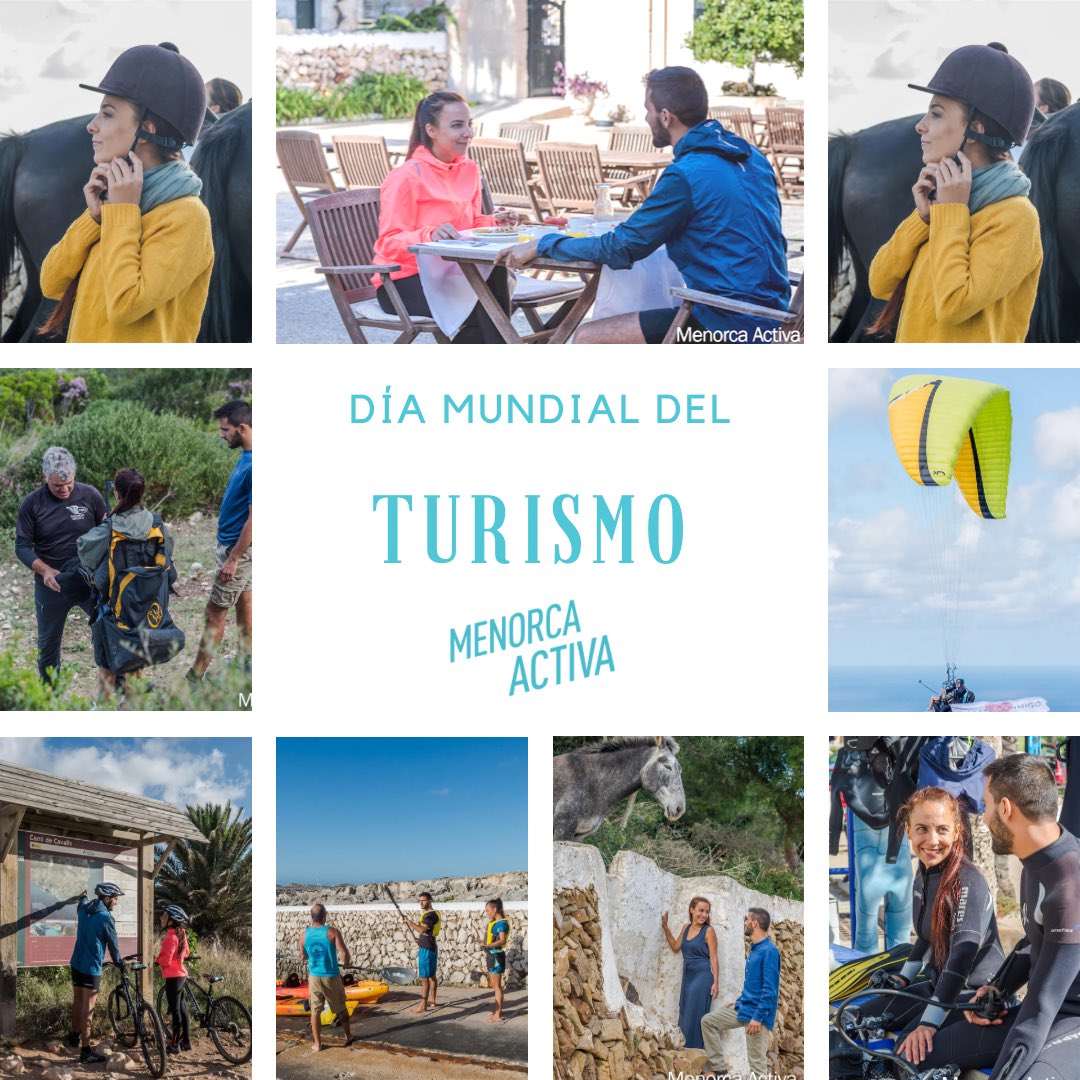 Hoy es el Día Mundial del Turismo. Apostemos por un turismo activo y comprometido con el medio ambiente. 🥰 #turismosostenible 

👉menorcaactiva.com

<a href="/turismomenorca/">Turismo de Menorca</a> @turismoislasbaleares <a href="/pimemenorca/">PIME Menorca</a>  <a href="/menorcarunaway/">Menorca Runaway</a> <a href="/soyecoturista/">Soy Ecoturista</a> 

#diamundialdelturismo #turismomenorca