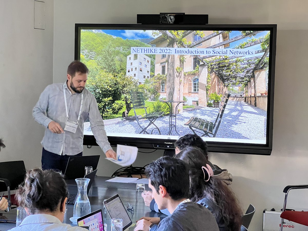 Great start of #NETHIKE2022 summer school at Villa Garbald in Castasegna. Thanks to all participants for coming all the way to the South of Switzerland! 🏔️🌤️🇨🇭