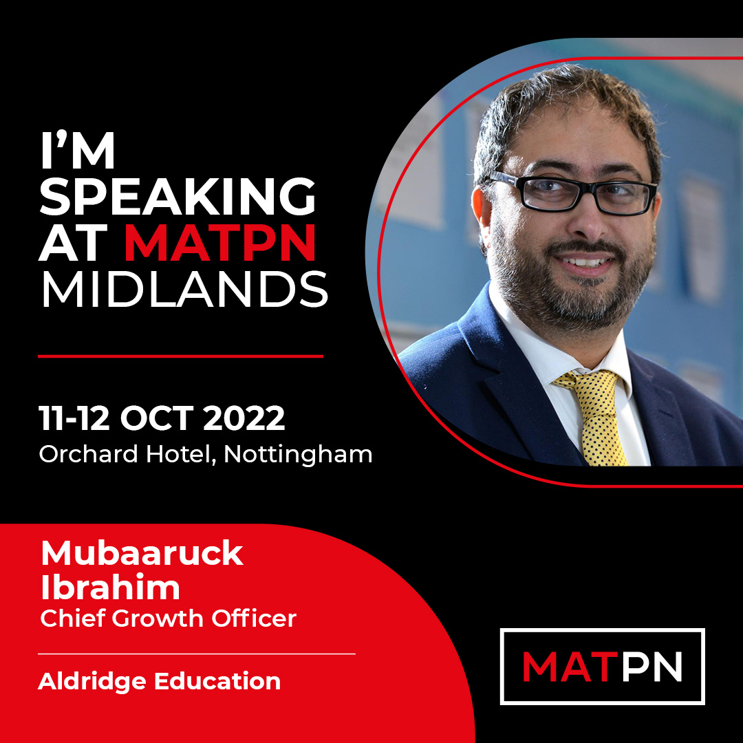 MATPartNet's tweet image. 💬 Speaker Announcements  

Our #MATPN Midlands event brings together some of the most influential speakers from across the sector. This year’s speaker programme includes:  

💡 @Mubaaruck1, @aldridgeonline
💡@darcyprior, @ChilternLT
💡 @jamesmgarnett , @UnitedLearning