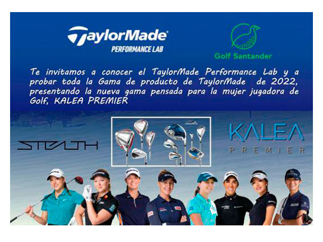 MyGolfWay's tweet photo. El sábado 1 de Octubre tienes la oportunidad de probar las gamas Stealth y la nueva Kalea Premier, pensada para la mujer golfista, en el TaylorMade Performance Lab de Madrid. Descubre cómo apuntarse y... ¡Suerte! ⛳️👇 https://t.co/WA5hDfdc18 https://t.co/HhL551n3iO