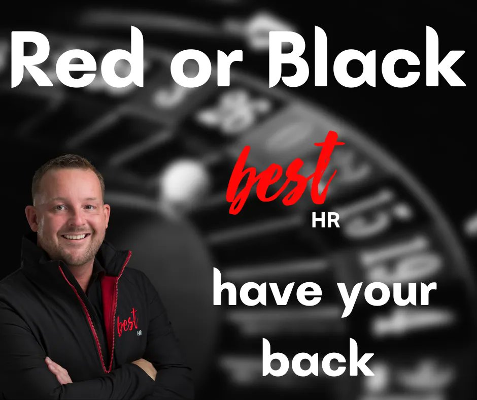 HR advice is all about assessing risk and getting the best advice. You need to know your odds to make the best commercial decisions for your business. 

Trust your chips with best HR, red or black, we have your back. 

Besthr.co.uk 
hello@besthr.co.uk 
08443572525
