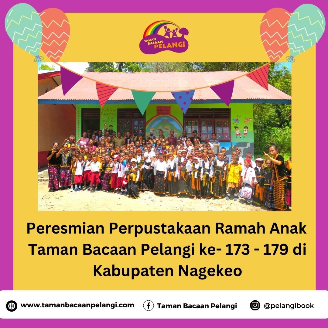 Taman Bacaan Pelangi tweet media