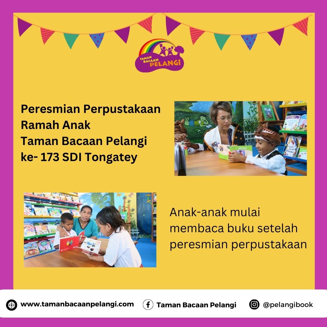 Taman Bacaan Pelangi tweet media