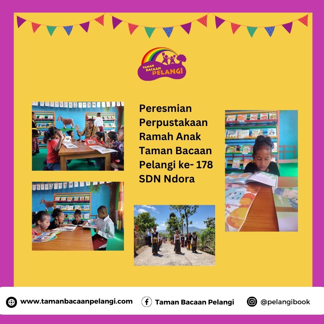 Taman Bacaan Pelangi tweet media