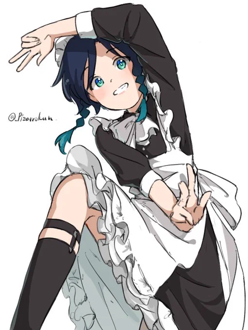 #今月描いた絵を晒そう 9月はメイドブーム 