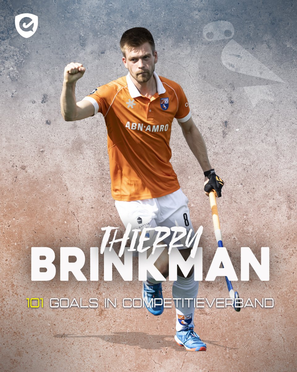 hockey_nl's tweet photo. Bloemendaal-aanvaller Thierry Brinkman maakte afgelopen zondag drie doelpunten in de Klassieker tegen Amsterdam (1-4).

Zijn tweede treffer was zijn 𝟭𝟬𝟬𝘀𝘁𝗲 doelpunt in de Nederlandse competitie 👏

- 94 in de Hoofdklasse
- 7 in de play-offs https://t.co/PyvEnVP7E9