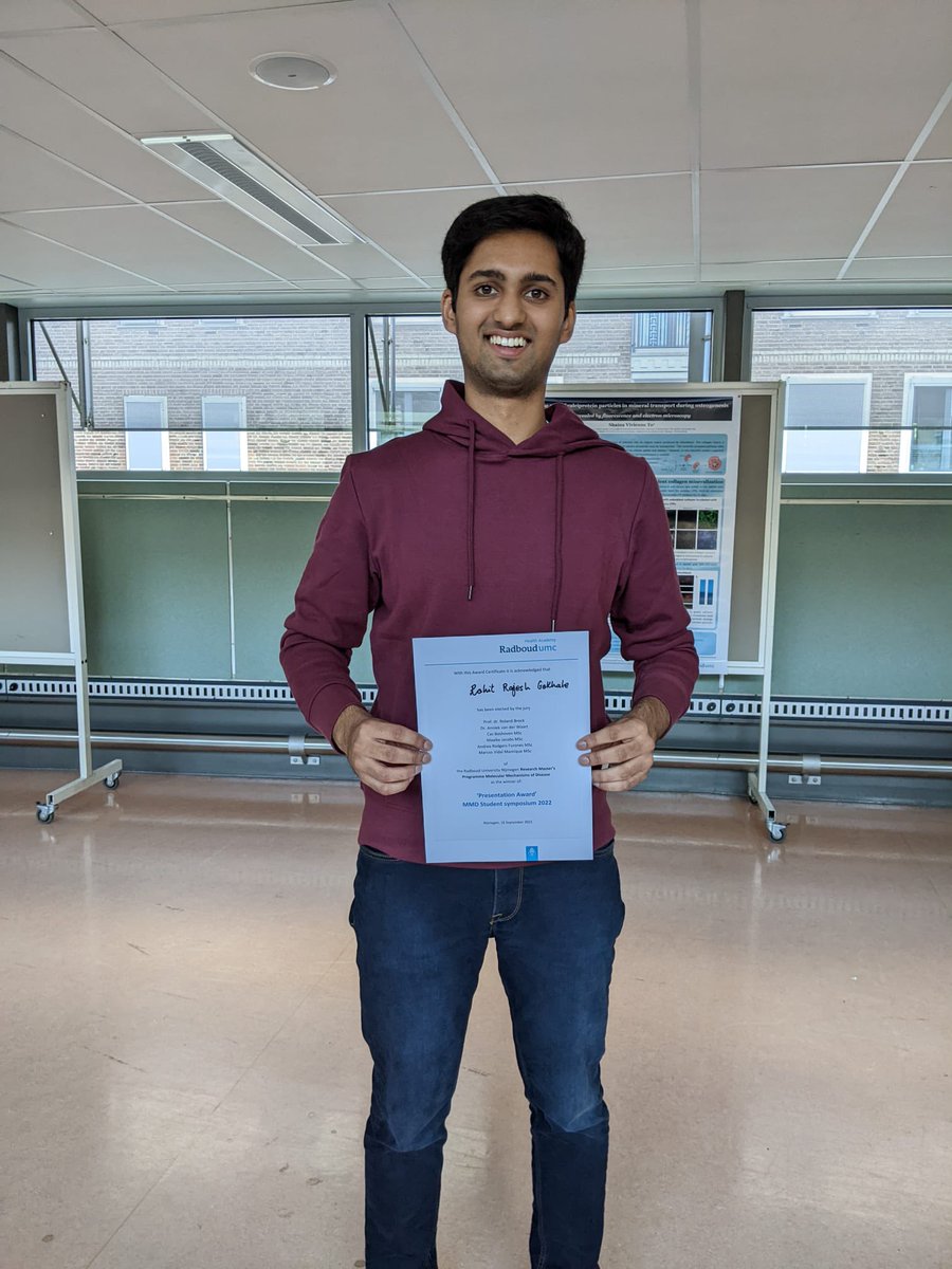 Laia Querol Cano (@querol_lab) on Twitter photo Best presentation award of the master molecular mechanisms of disease <a href="/Radboud_Uni/">Radboud University</a> <a href="/radboudumc/">Radboudumc</a> to “my” student Rohit Gokhale @RohitGokz ! Well done Rohit! It was great having you around and we wish you all the best in your future endeavors <a href="/TIL_Radboudumc/">Tumor Immunology Radboudumc Nijmegen Netherlands</a> Best presentation award of the master molecular mechanisms of disease <a href="/Radboud_Uni/">Radboud University</a> <a href="/radboudumc/">Radboudumc</a> to “my” student Rohit Gokhale @RohitGokz ! Well done Rohit! It was great having you around and we wish you all the best in your future endeavors <a href="/TIL_Radboudumc/">Tumor Immunology Radboudumc Nijmegen Netherlands</a>