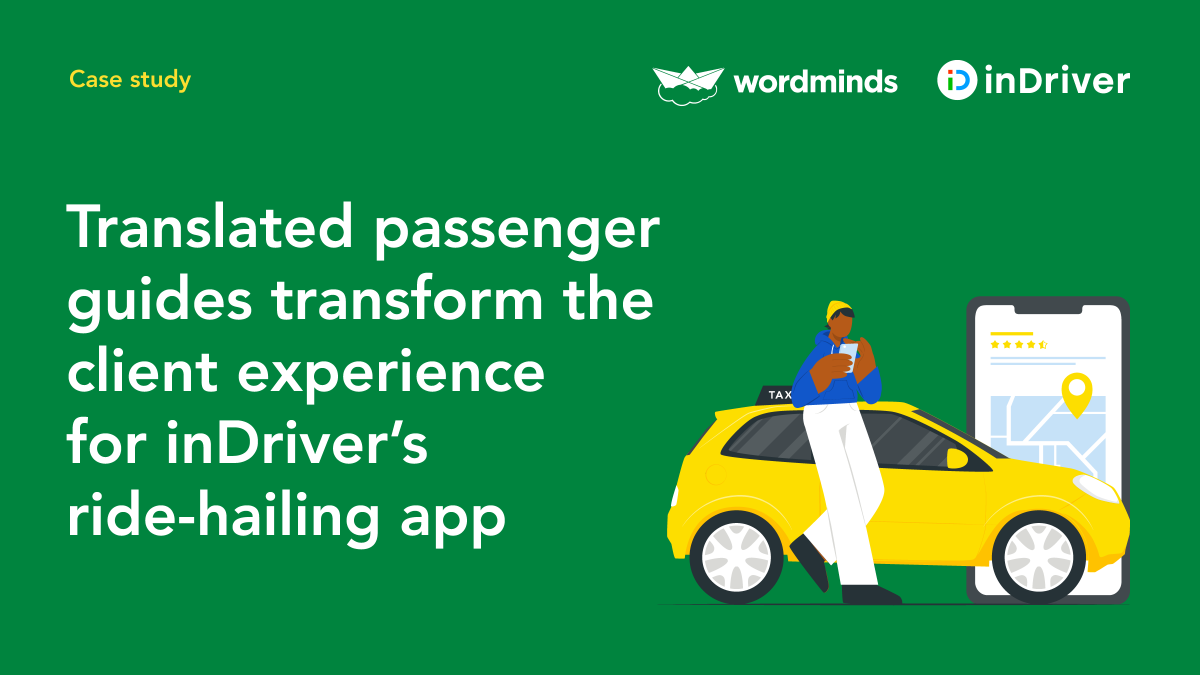 Wordminds_'s tweet photo. Global IT platform @inDriver partnered with Wordminds to translate passenger guides for its ride-hailing app. Learn how effective localisation services enabled it to enhance customer satisfaction and expand its customer base: https://t.co/Hc0rohoxae.

#translation #localisation https://t.co/x3Ne1ehsmR