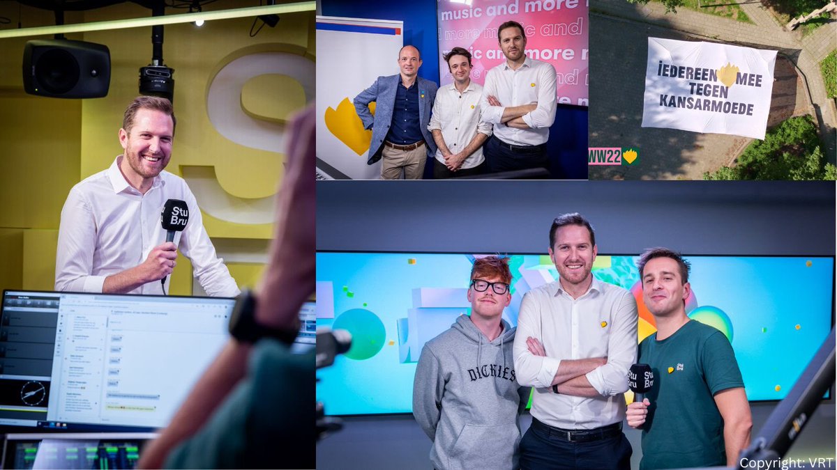 Kick-off  #dewarmsteweek bij @MNM &amp; @StuBru. Je inzetten voor strijd tegen kansarmoede, is nog nooit zo belangrijk geweest. In een winter die  kouder gaat aanvoelen, zal de hartverwarmende vrijgevigheid v de Vlamingen extra deugd doen. Vereerd dat we kunnen helpen m <a href="/KBS_FRB/">Koning Boudewijnstichting</a> 🔥🫶