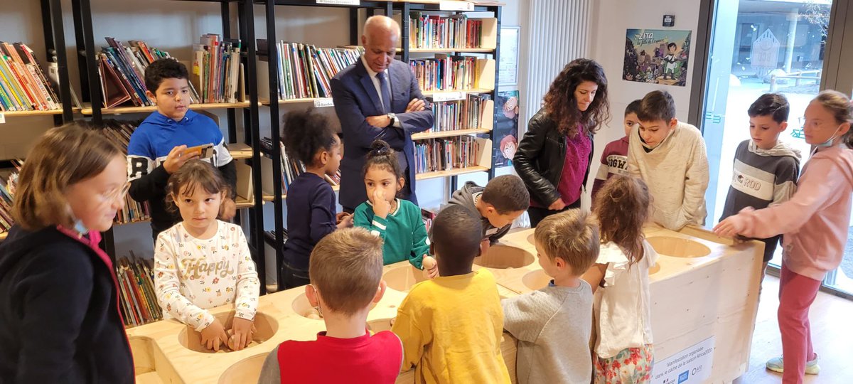 MostafaFourar's tweet photo. Ouverture du séminaire #CitésEducatives , fruit d'un travail collaboratif entre @actoulouse @PrefetOccitanie @TlseMetropole
Ce sont de fructueux projets de terrain, comme ici dans la cité éducative de Toulouse Nord, à l'école Jean Zay et au @LycUrbainVitry
Bon séminaire à tous ! https://t.co/y9gA4mT2XR