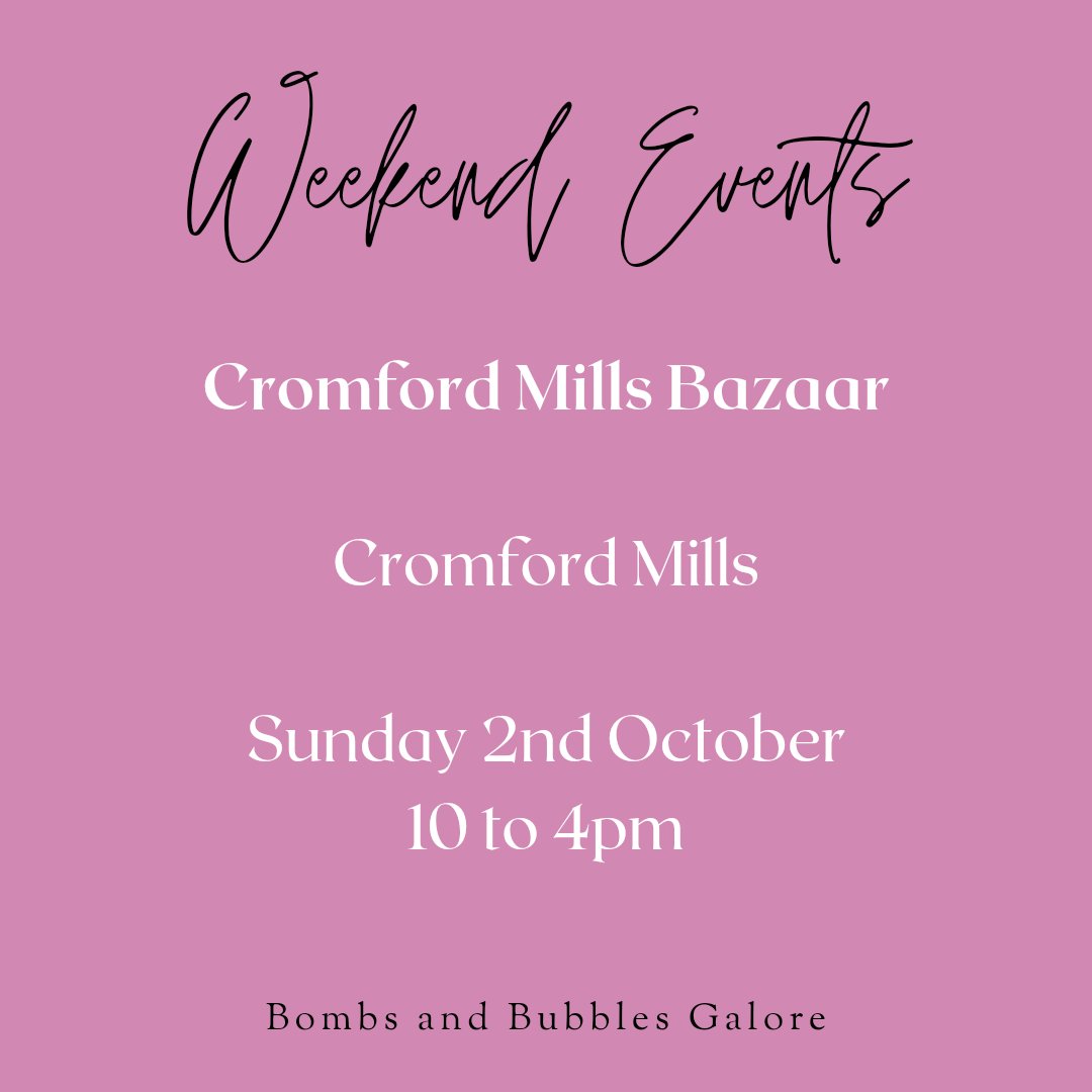 BombsandBubbles's tweet photo. This weekend is Stall weekend and I have markets at #Heanor and @CromfordMills so make sure to get along to see me! 

I have lots of rainbow goodies to bring and we all need a rainbow or 2 in our lives! 

#derbyshire #MHHSBD #marketweekend https://t.co/EbdeArY2lI