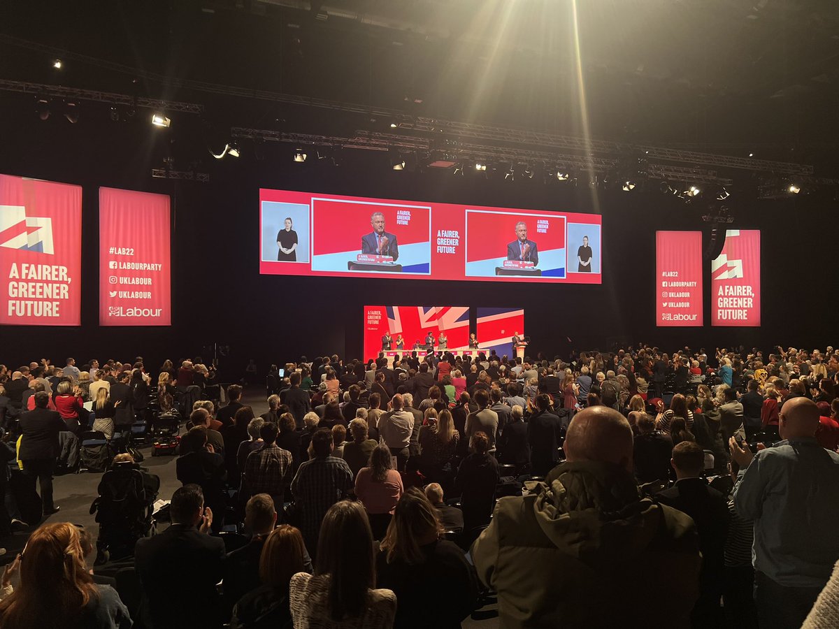 Standing ovation at #Lab22 for the families joining us in the hall this morning who lost loved ones at Hillsborough. Never again must families facing injustice be failed by a broken system. I am so proud that a Labour Government would introduce a Hillsborough Law.