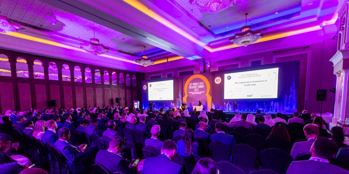 The ACT Middle East Treasury Summit is off to a great start in Dubai today. The morning sessions have just ended, and we kick off again at 13:55 GST with a choice of sessions on ESG, LIBOR and cash management.
#ACTMETS22