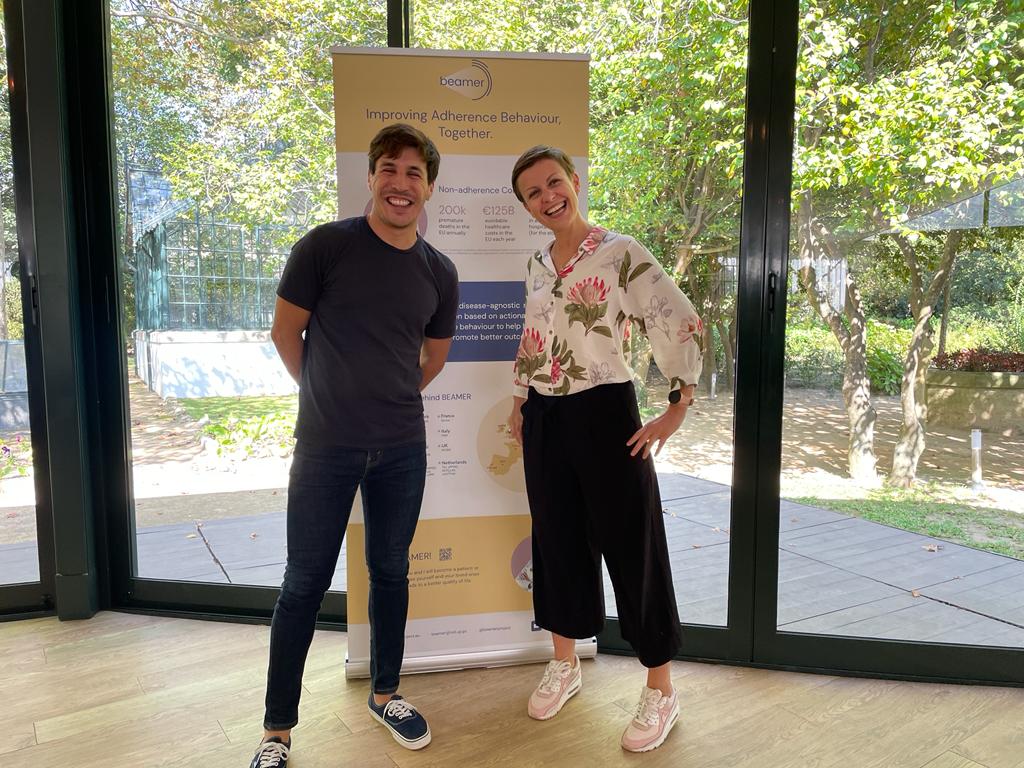 ECHAlliance's tweet photo. 👏Proud to see #ECHAlliance Innovation Director @ka_mackiewicz & Comms Officer @anto_armen join the #adherence-related @beamerproject in Oporto.
They lead 📢 comms & dissemination activities to relay the importance of non-adherence.
More info👉 https://t.co/aX1HsILZt9 https://t.co/BiN9hI0x09