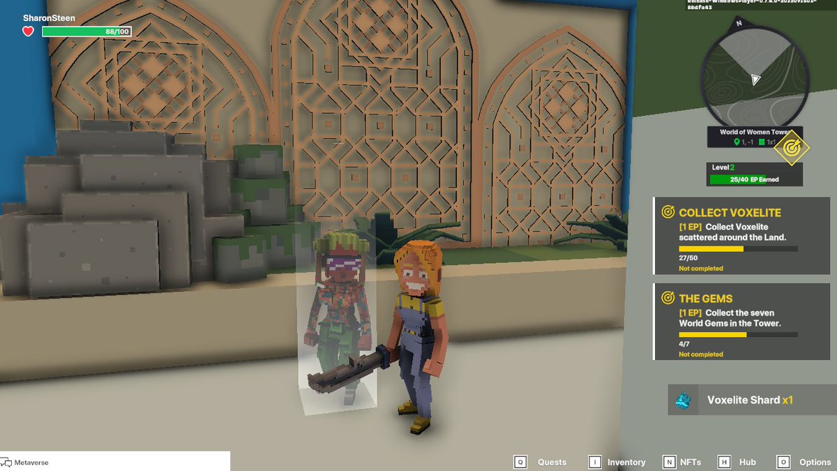 SharonGoerli's tweet photo. @TheSandboxGame @worldofwomennft I just participated in the #SandboxAlphaS3Giveaway for a chance to win 500 SAND! Found the hidden room in World of Women Tower, check out my screenshot below!
👇 https://t.co/hx3SUHpVHS