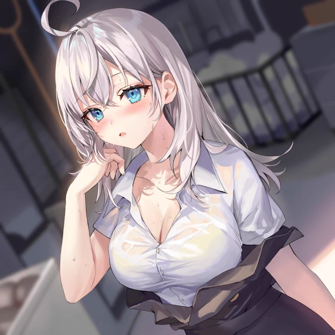 「ふぅ、ちょっと暑過ぎじゃない?」#ロシデレ 