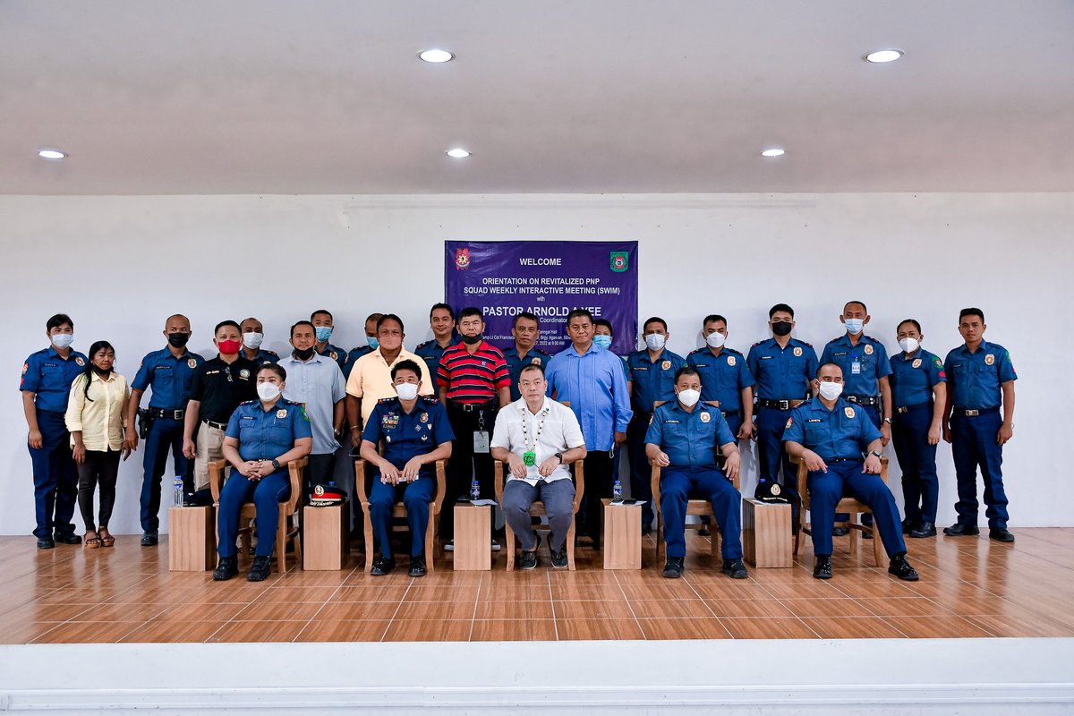negorppopro7's tweet photo. On September 27, 2022, at 9:00 AM, Negros Oriental Police Provincial Office led by PCOL JONATHAN D PINEDA, OIC conducted Orientation On Revitalized PNP Squad Weekly Interactive Meeting (SWIM) with Pastor Arnold A Yee, Region 7, Coordinator as the Guest of Honor and Speaker https://t.co/2VS00Cnn28