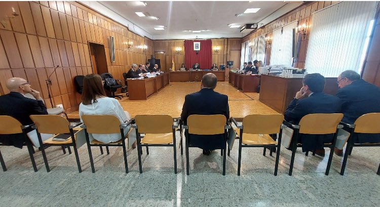 El expresidente autonómico Pedro Antonio Sánchez se sienta en el banquillo de los acusados por el #casoauditorio.