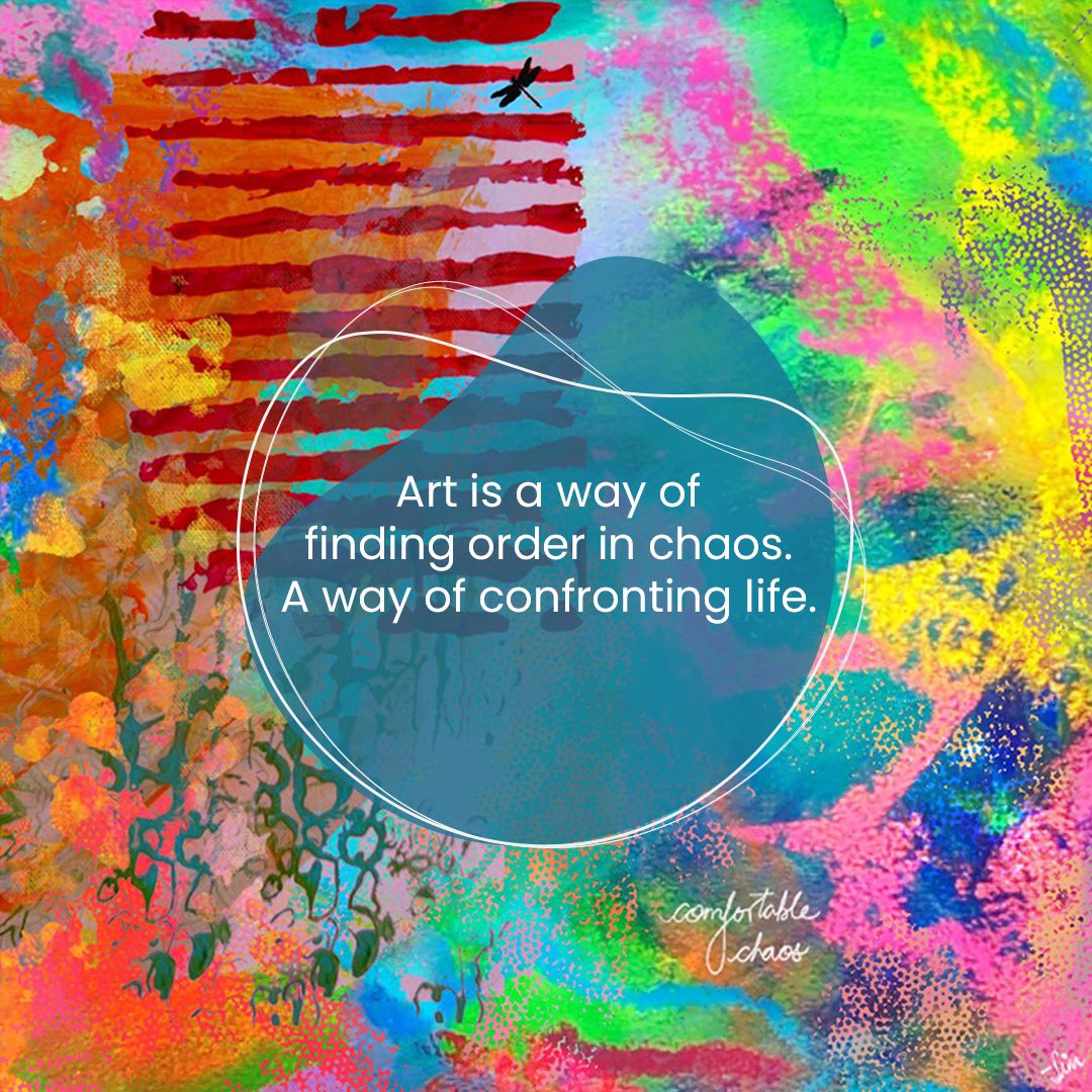 ‘Art is a way of finding order in Chaos’

#healingthroughart #ShoonyaHealing #artheals #Healing