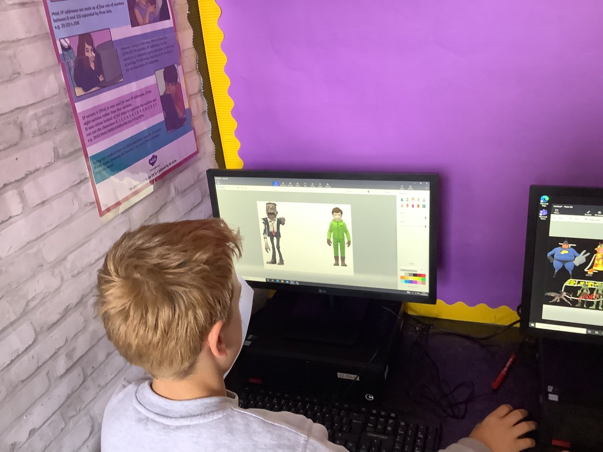 EvolveAcademyUK's tweet photo. Students at Revolve@Evolve have begun to develop their skills of using #Paint3D in #Computing 🖥️🖌️🖱️
#Paint3D #3Deffects #Developingskills https://t.co/7YfBhQhfMy