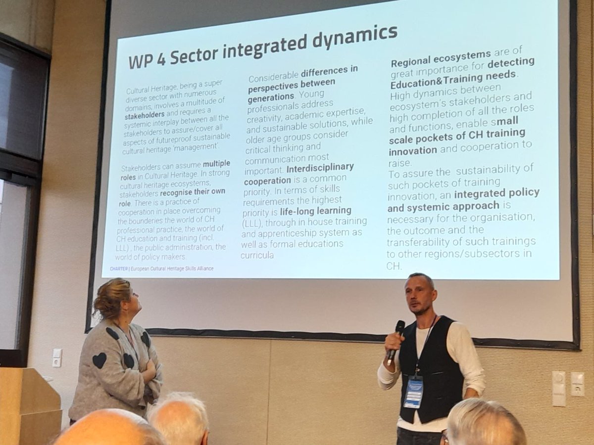 AllianceCharter's tweet photo. 🔵The working packages 2, 3 and 4 have shared CHARTER’s latest developments with partcipants: #EducationAndTraining, #Curricula, #SectorDynamics, #Competences, #OccuptionalProfiles, etc.
👉Now it’s time to give the floor to locals to share their feedback with us! https://t.co/JOvq1eeCY9