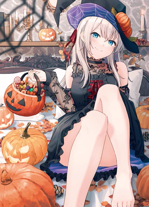「お菓子がいい?それとも悪戯されたいかしら?」#ハロウィン #ロシデレ 