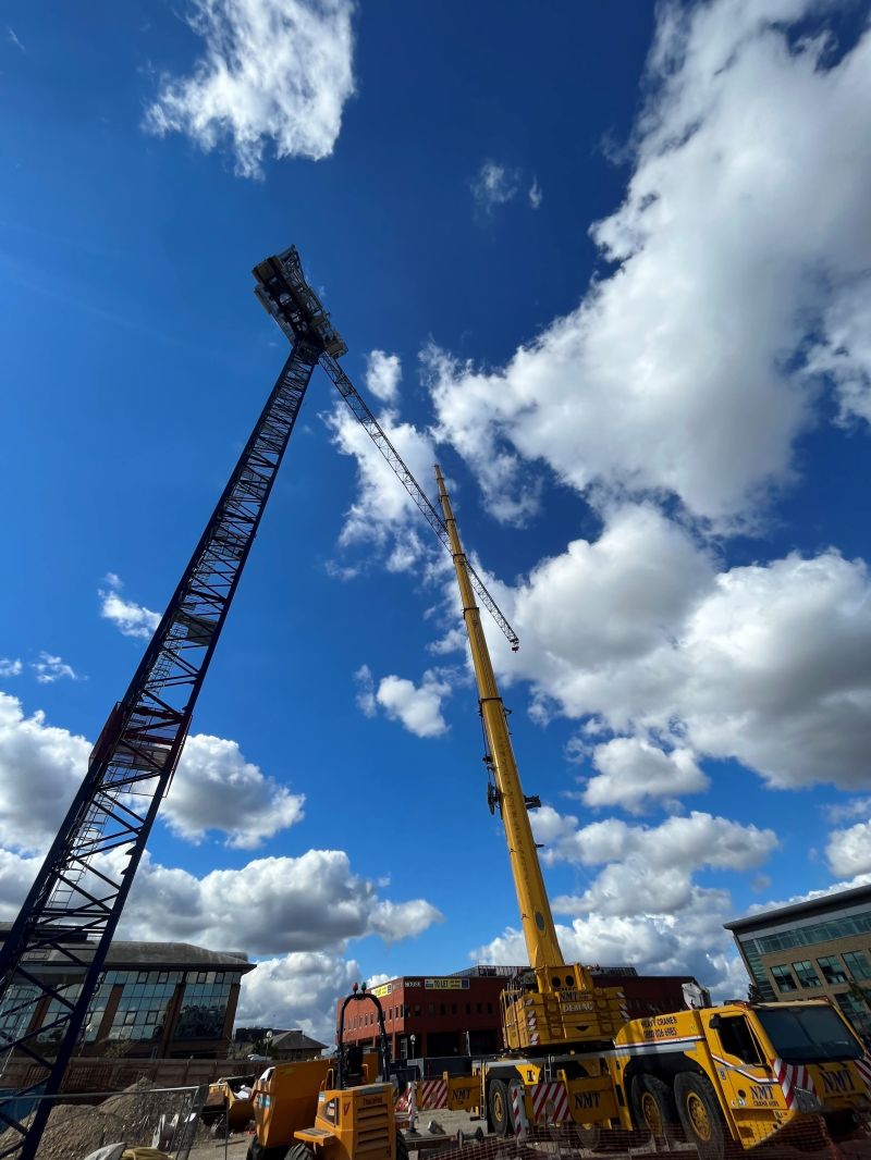 ajpliverpool's tweet photo. #BuildtoRent scheme in #MiltonKeynes! 🍾

The arrival of #HGConstruction’s #MoritschCranes tower crane this month signals a new phase in the construction journey!

#HGLiving #TeamAJP @rundpartnership @ajpliverpool 
Approved by: @bureauveritas #Engineering #crane #civilengineering https://t.co/FfEoaYODuU