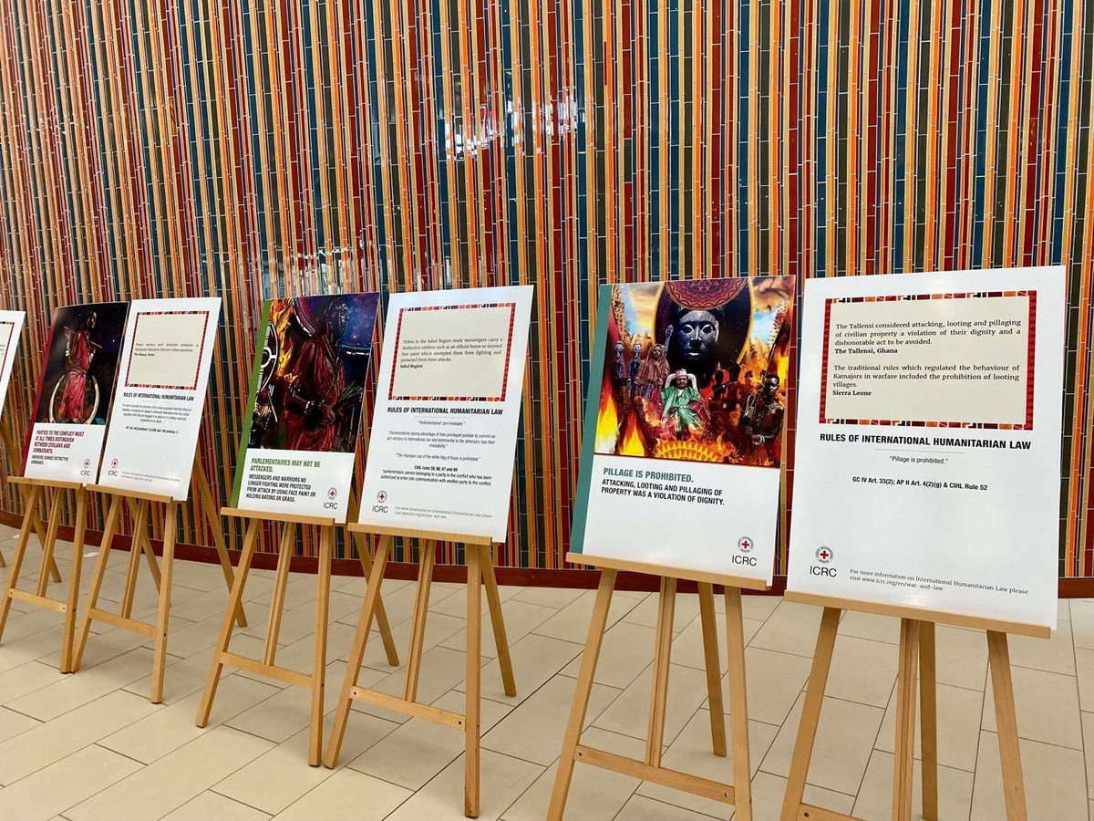 JulesAmoti's tweet photo. This week the @ICRC and @DIRCO_ZA are celebrating Heritage month by exhibiting the #AfricanCustoms Tool - a project on African Traditions and Preservation of Humanity during war.
To find out more about the #AfricanCustoms Tool visit:
https://t.co/BAm7RUID2L https://t.co/ef4QlG9h8W