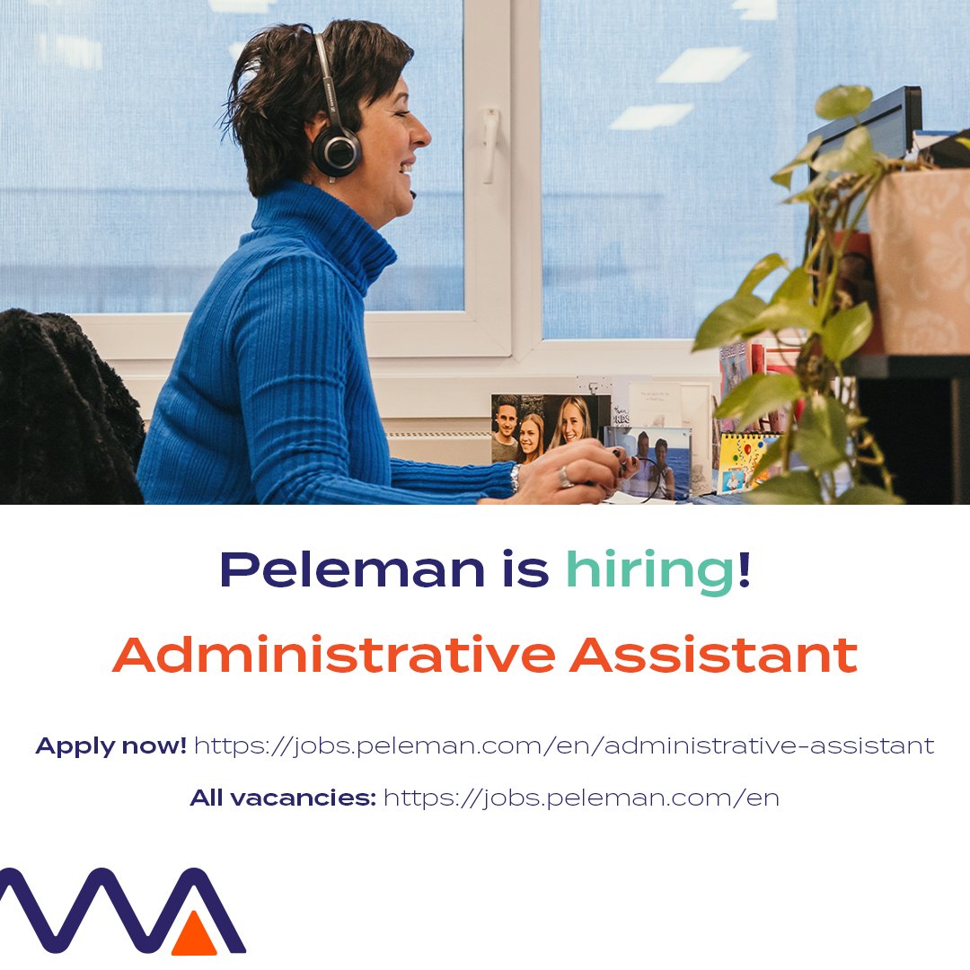 [VACANCY] Administrative Assistant

We are hiring! 💙

Read more about the vacancy on the website and apply now!
👉 bit.ly/******/

#Peleman #MakeitTangible #Hiring #AdministrativeAssistant