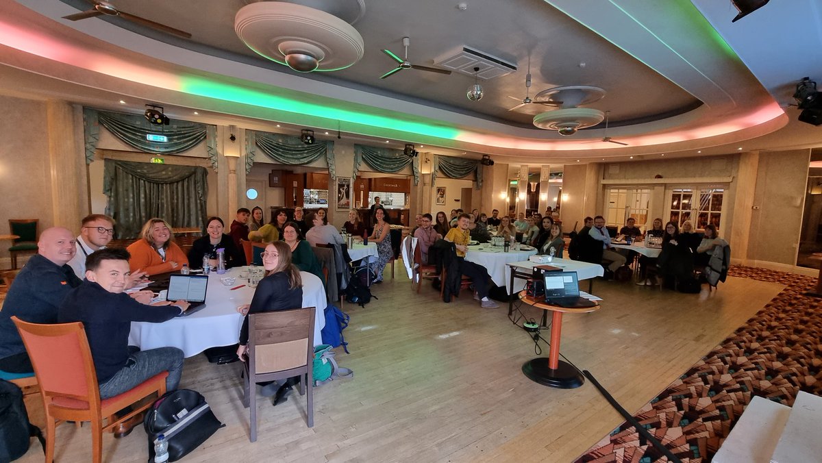 junwinator's tweet photo. What a privilege to here with @HurrTplt on behalf of @5countiesTSHA and @AmbitionWMSW working with a ballroom full of such enthusiastic and committed ECTs! https://t.co/EuEDrapkPp