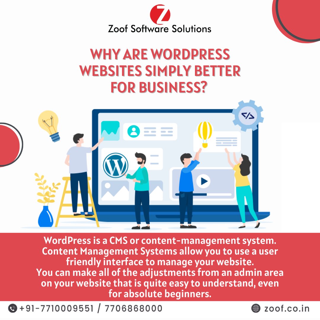 ZoofInc's tweet photo. WHY ARE WORDPRESS WEBSITES SIMPLY BETTER FOR BUSINESS?
.
#wordpress #wordpresswebsite #business #pluggins #benefits #simplyuse #advantage #wordpressuser #webdeveloper #WordPressSite #WordPressBlogger #WordPressHosting #WordPressDesign #WordPressTheme #website #WordPressDeveloper https://t.co/yVKzNjjFOk