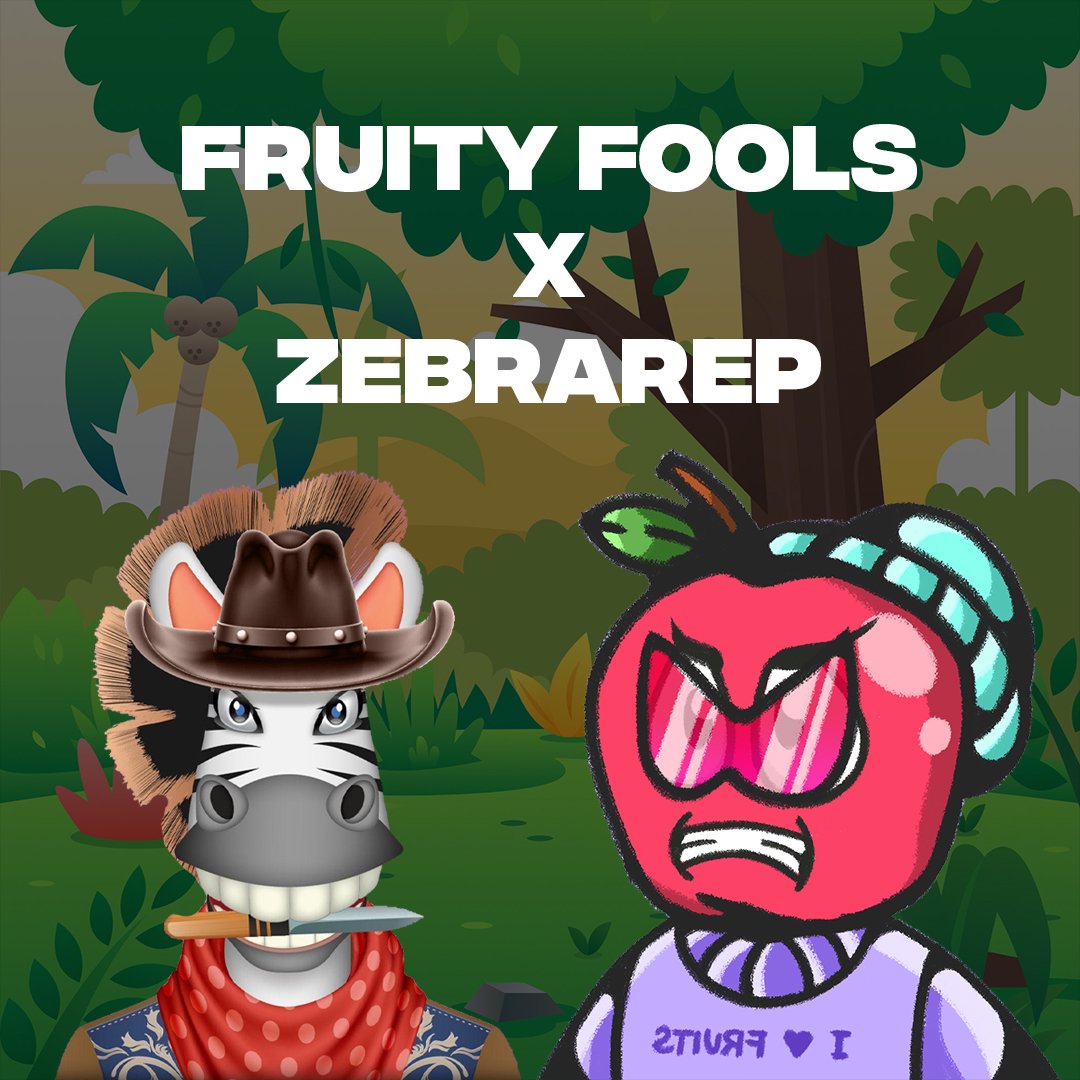 FruityFools's tweet photo. 🎁 Giveaway 🎁

Prizes:
🏆 5x WL from Fruity Fools
🏆 (5xWL from zebra series)

To Enter:
1⃣Follow @fruityfools and @zebrarep
2⃣RT &amp; ❤️.
3️⃣Tag 3 friends.

24H⏰

#NFT #NFTGiveaway #NFTdrop #NFTCommunity #WLGiveaway https://t.co/sjMR08wLP1