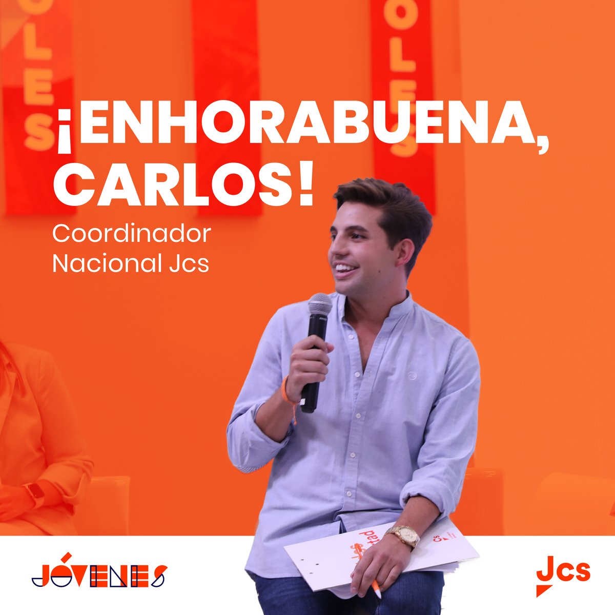 Los jóvenes habéis hablado y elegido en primarias a nuestro Coordinador Nacional.

¡Enhorabuena por tu victoria, <a href="/Carlodelaflor/">Carlos</a>! 

Felicidades a @MariaSalMart, @MaarcgarciaCs y @Herrero_Cs. Habéis demostrado, una vez más, que sois un orgullo para nuestro partido.