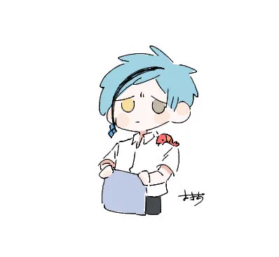 これは洗濯物がなかなか乾かなくて不機嫌なフロイド 