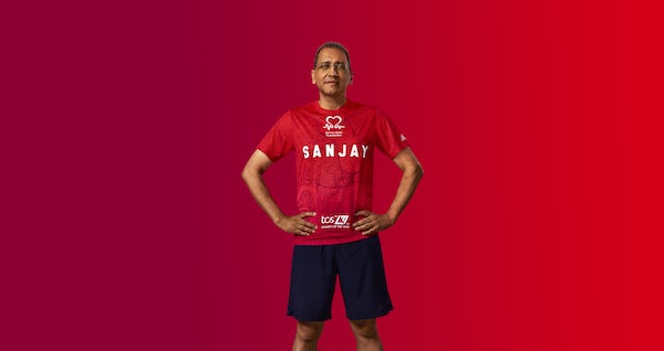 Professor Sanjay Sinha is running the TCS @LondonMarathon this weekend 👟 We'll be cheering him on as he raises funds towards his game-changing Heart Healing Patch research. You could help millions affected by heart failure by donating today: gosanjay.bhf.org.uk #GoSanjay