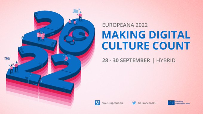 Europeana Research (@eurresearch) on Twitter photo Only a few hours left to get your free ticket for the Europeana Annual Conference 2022.
We're waiting for you at the hybrid session: 'Europeana Research Futures', Friday, 30 September, 14.45-15.45!
With Robin Boast, <a href="/SeamusRoss/">Seamus Ross</a>, <a href="/lornamhughes/">lorna hughes</a>.
🎫: pro.europeana.eu/page/conference Only a few hours left to get your free ticket for the Europeana Annual Conference 2022.
We're waiting for you at the hybrid session: 'Europeana Research Futures', Friday, 30 September, 14.45-15.45!
With Robin Boast, <a href="/SeamusRoss/">Seamus Ross</a>, <a href="/lornamhughes/">lorna hughes</a>.
🎫: pro.europeana.eu/page/conference