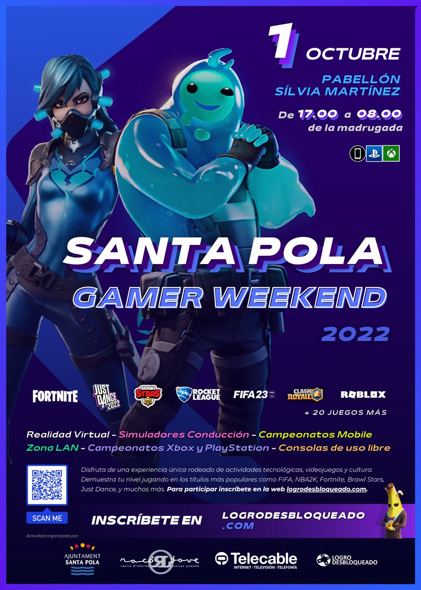 Atención porque Octubre está cargado de sorpresas!!!
Inscripciones abiertas logrodesbloqueado.com