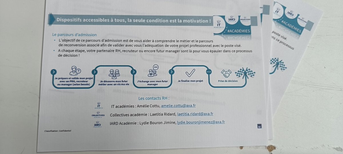 Les IT académies : Software et Test vous attendent place du mail pour vous parler de parcours de reconversion internes chez <a href="/AXAFrance/">AXA France</a>
