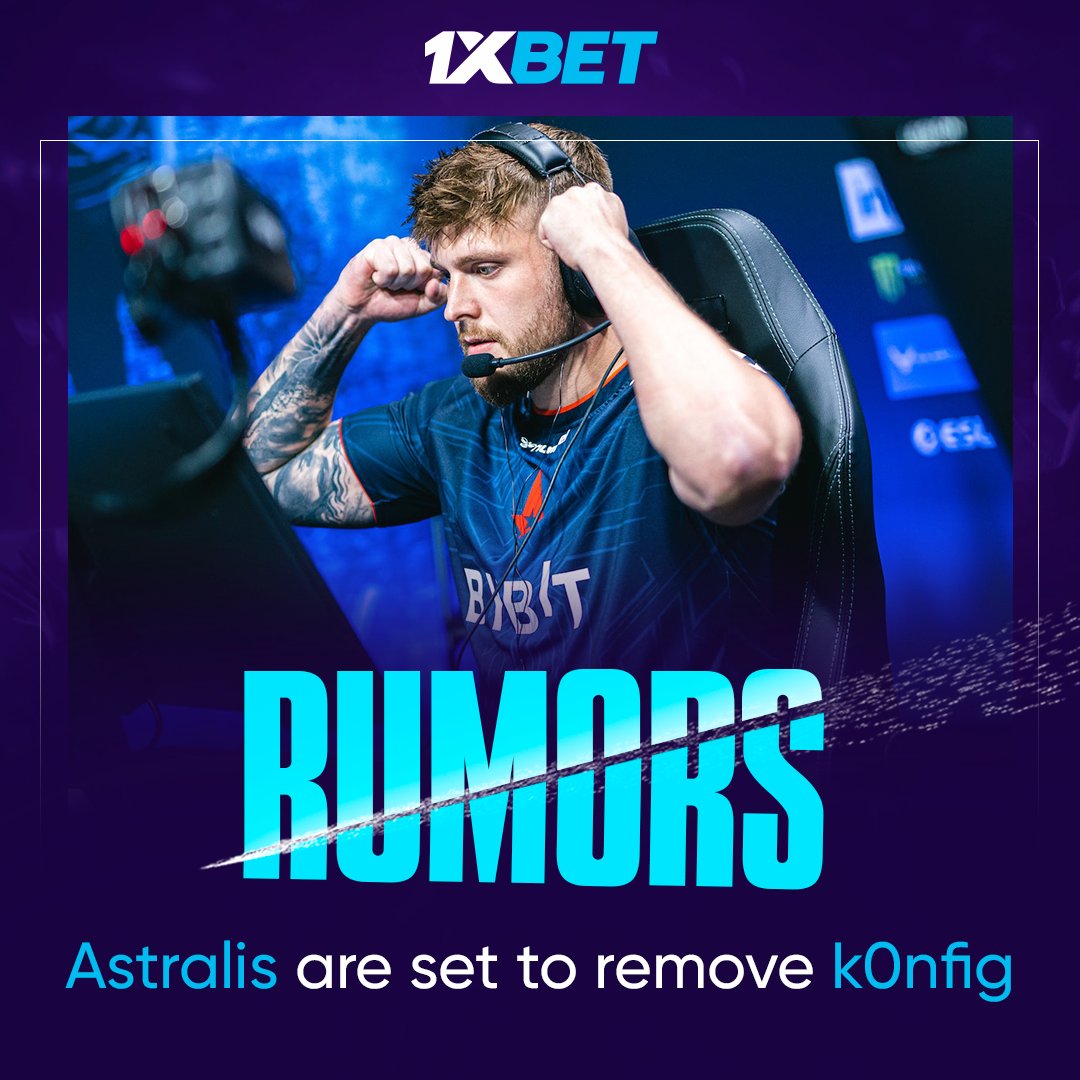 #Rumors 🗣️👂 The reason is that k0nfig was involved in a fight after the #ESLProLeague group stage as a result of which he has injured his ankle 🩸