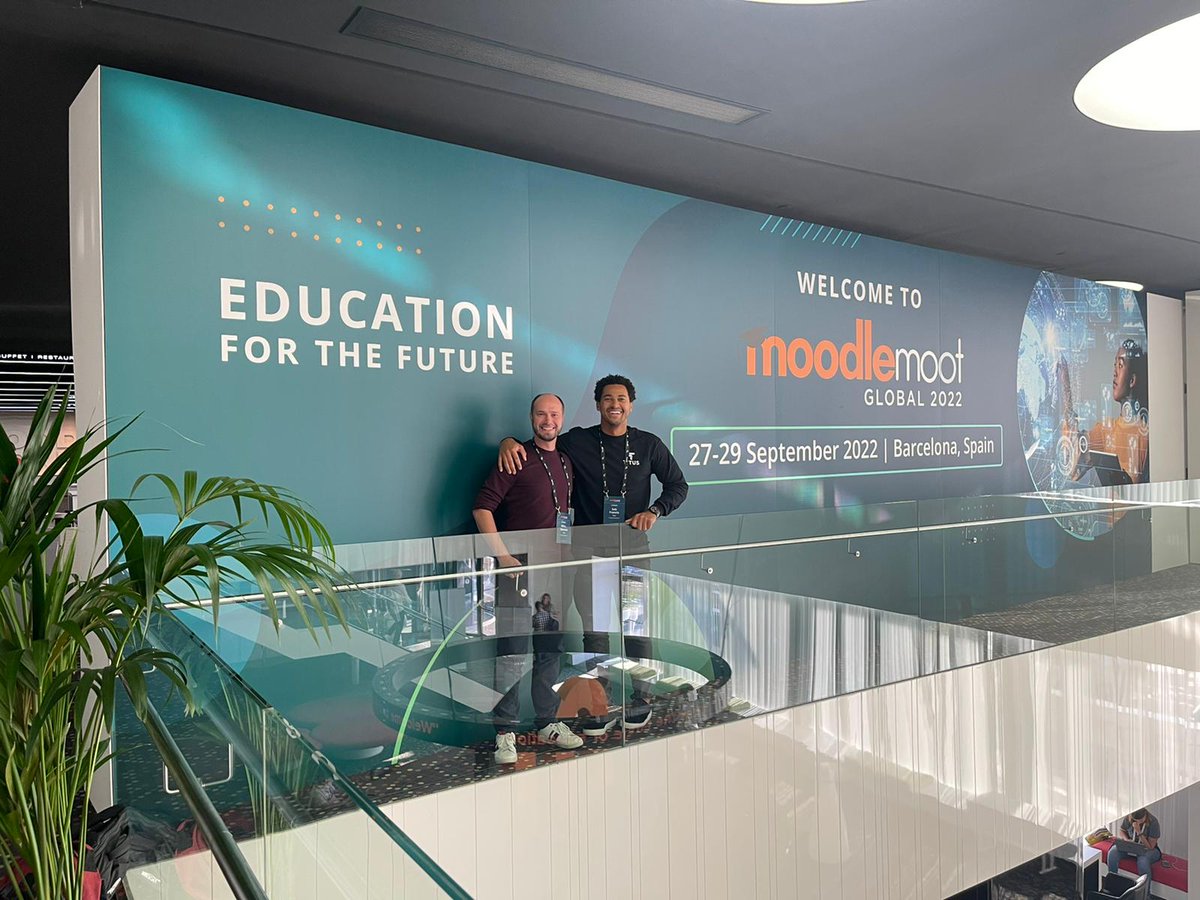Titus x Moodle Moot Global: Recap on Partner Day 🇪🇸 

Our directors - Mike Bennett, Seb Francis and Head of Tech - Jon Miles had a blast yesterday 

There's no better way to kick off MoodleMoot week! 

#Titus #MoodleMootGlobal22